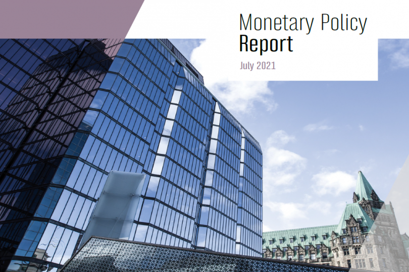 تقرير السياسة النقدية الصادر عن بنك كندا - يوليو